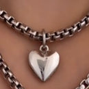 Colar Venez Coração Maciço P