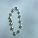 Pulseira Perola Coração