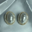 Brinco Perola Cravejada