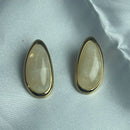 Brinco Gota Resinado Perolado