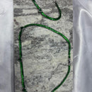 conjunto baguete riviera corações verde
