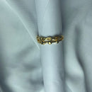 ANEL DUPLO CORAÇÃO ENTRELAÇADO Nº: 13