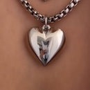 Colar Venez Coração Maciço