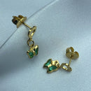 Brinco Borboleta Verde