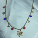 Colar Nautico e Cristais