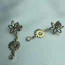 Brinco Flores com Ponto de Luz