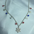 Colar Nautico e Cristais