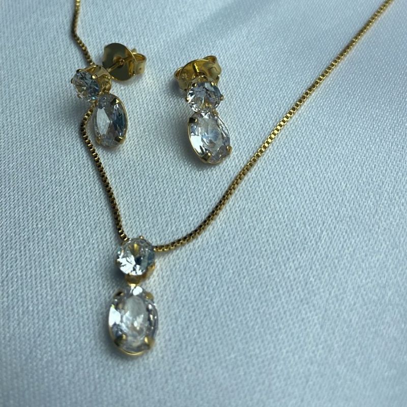 Conjunto Oval Cristal