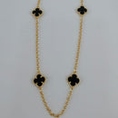 COLAR CHOKER INSPIRAÇÃO VAN CLEEF PRETO