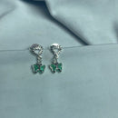 Brinco Borboleta Verde