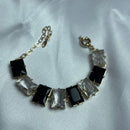 Pulseira Cristal e Preto