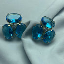 Brinco Azul Ovais