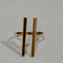 ANEL 2 TUBOS QUADRADO