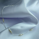 Colar Perola Baguete