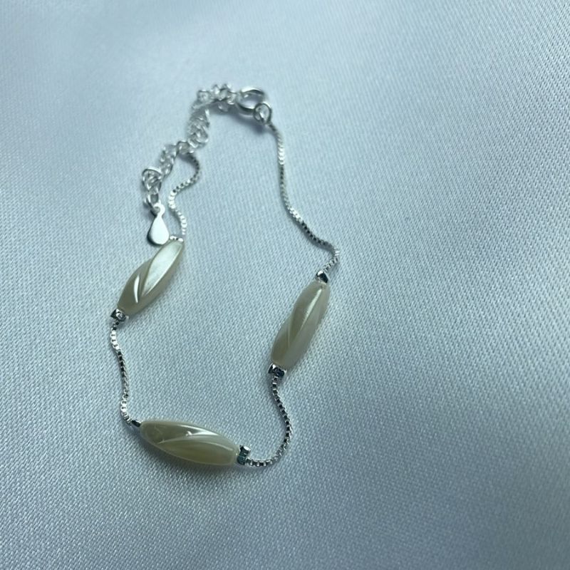 Pulseira Perola Baguete