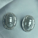 Brinco Perola Cravejada