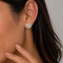 Brinco Circular Zircônia 14mm