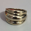 anel nó do amor cravejado Nº: 18