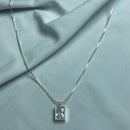 Colar Quadrado Cristal