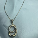 Colar Risco Circular Com Detalhes Zircônias