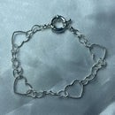 Pulseira Corações