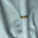 ANEL DUPLO CORAÇÃO ENTRELAÇADO Nº: 16