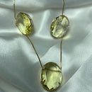 Conjunto Oval Citrino