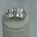 ANEL DUPLO VAZADO E ZIRCÔNIA Nº: 21