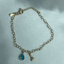 Pulseira Gota Azul E Nossa Senhora