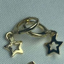 Brinco  Argolinha Estrela P
