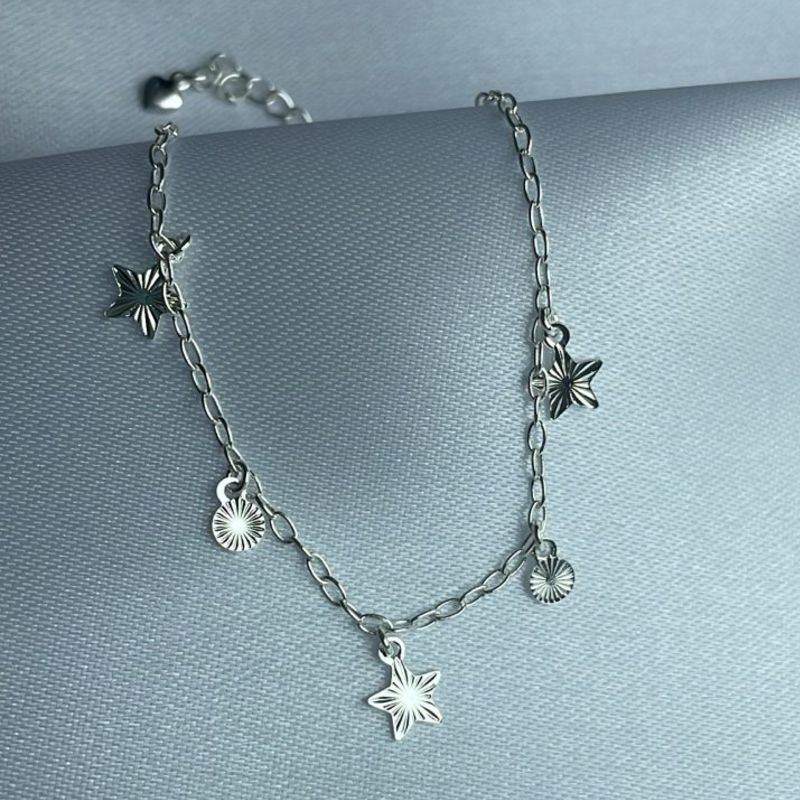 Pulseira estrela e circulo