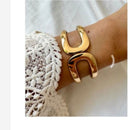 bracelete duplo vazado