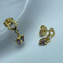 Brinco Borboleta Lilas