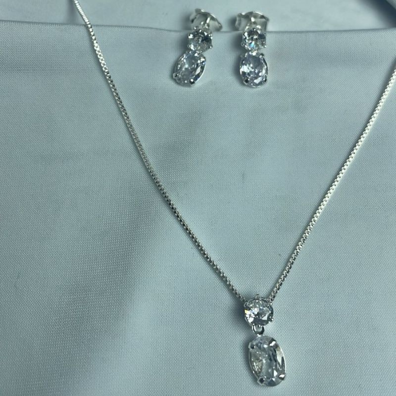 Conjunto Oval Cristal