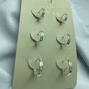 Brinco Trio Argola Cravejada