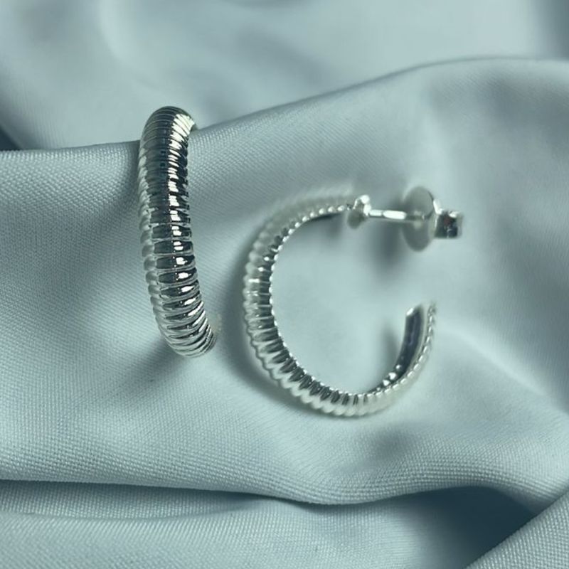 Brinco Argola Riscado